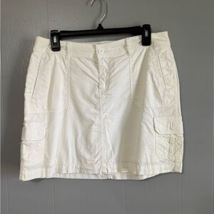 St. John's Bay Cream Cargo Skirt